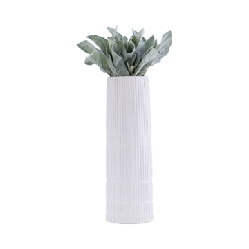 Elegant Sagebrook Home Ceramic 15" Cylinder Vase