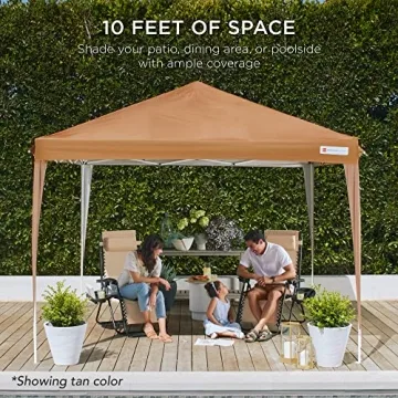 Best Choice 10x10ft Portable Canopy for Outdoor Use