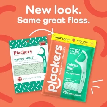 Plackers Dental Floss Picks with FlipPick, 90 Count
