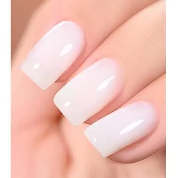 GAOY Milky White Jelly Nude Gel Polish Set 6 Colors