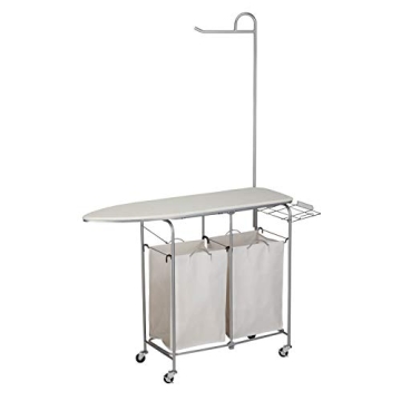 Honey-Can-Do Rolling Laundry Sorter with Ironing Board