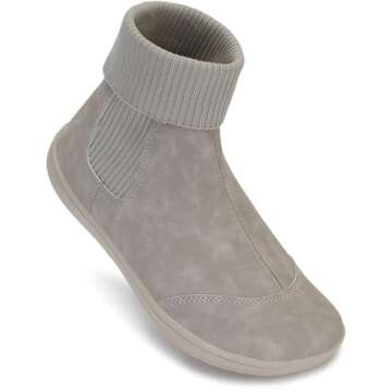 Stylish WHITIN Women's Barefoot Ankle Boots for Comfort
