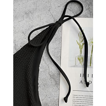 ZAFUL O Ring Bandeau Bikini Sets for Women