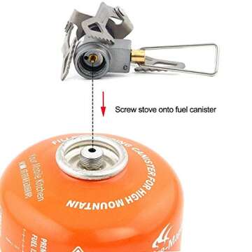 BRS 26g Stove Ultralight BRS-3000T Titanium Alloy Stove Camping Gas Stoves Outdoor Stove Gas Stove Gas Stove Miniature Portable Picnic