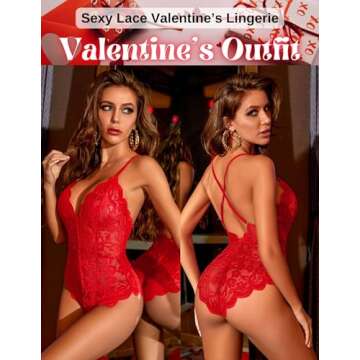 Avidlove Women Sexy Lace Bodysuit for All Occasions