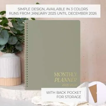 Beautiful 2025-2026 Monthly Planner for Ultimate Productivity