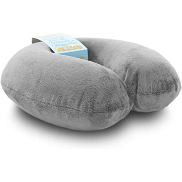 Crafty World Travel Neck Pillow with Washable Cover for Ultimate Comfort & Support