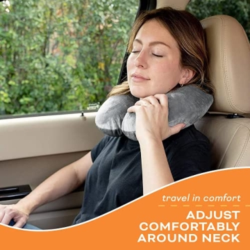 Comfortable Memory Foam Travel Neck Pillow for Pain Relief