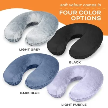 Comfortable Memory Foam Travel Neck Pillow for Pain Relief