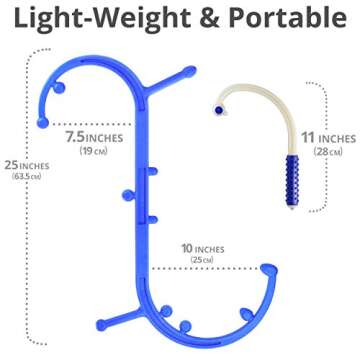 Body Back Buddy - USA Made - Classic Buddy & Mini Bundle, Fully Body Massage & Stress Relief Tools (...