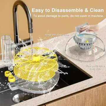 IBKINXX Incubator for Hatching Eggs-12 Egg Capacity, Automatic Egg Turner, Temperature & Humidity Control, 360° Viewing for Chicken, Duck and Quail Eggs