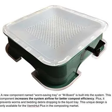 Vermihut Plus 5-Tray Worm Composter for Eco-Friendly Composting