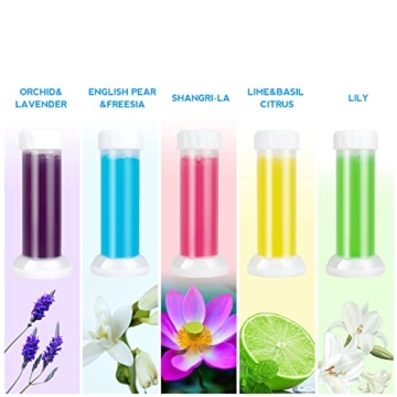 KILOSTEP Toilet Gel Stamps 60 Count with 5 Scents