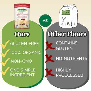 Organic Tapioca Granules - Quick Cooking and Healthy