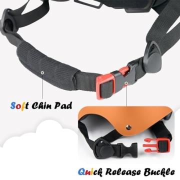 Adjustable Kids Bike Helmet Toddler to Youth 3 Sizes Orange