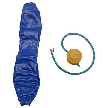 New Yoga Ball Peanut Shape Fitness Exercise Workout Gym Blue 90x45cm