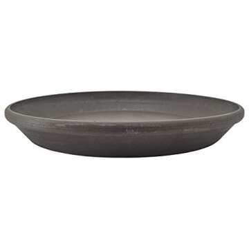 PSW AP25DC Plant Saucer, 10-Inch, Dark Charcoal