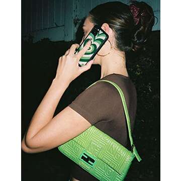 Wildflower Matcha Latte Love iPhone 13 Case - Unique & Stylish