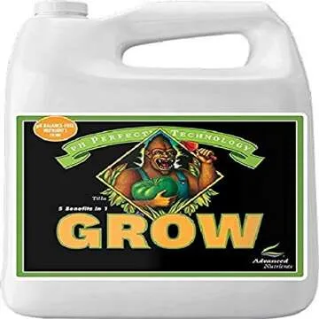 Advanced Nutrients 1301-15 Grow pH Perfect Fertilizer - 4L for Rapid Plant Growth