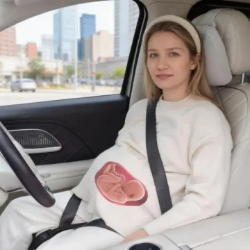 Vahrelo Mimibelt Pregnancy Car Seat Pillow for Comfort