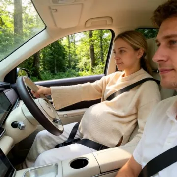 Vahrelo Mimibelt Pregnancy Car Seat Pillow for Comfort