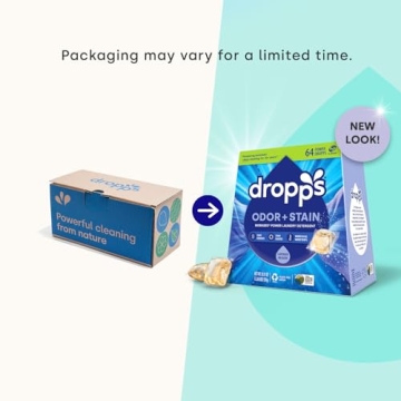 Eco-Friendly Dropps Laundry Detergent Pods for Fresh Clothes