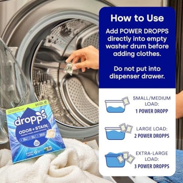 Eco-Friendly Dropps Laundry Detergent Pods for Fresh Clothes
