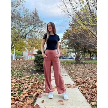 Promover Women's Wide Leg Pants Stylish Comfort for All Occasions