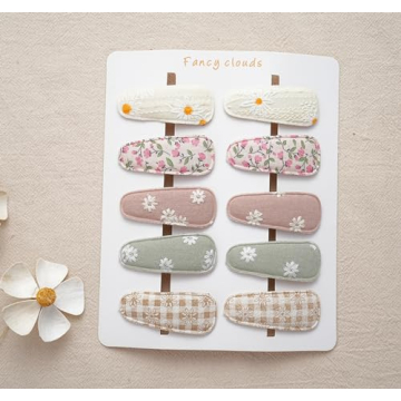 Fancy Clouds 20 Pack Baby Hair Clips for Girls