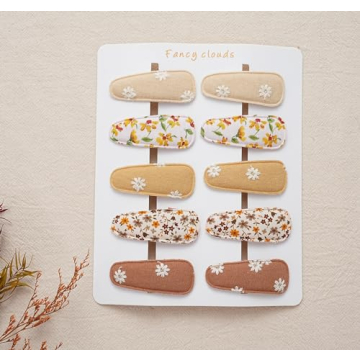 Fancy Clouds 20 Pack Baby Hair Clips for Girls