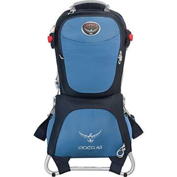 Osprey Poco AG Plus Child Carrier, Black, (Prior Season)
