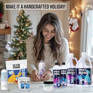 Crushed Crystal Mica Powder for Arts & Crafts Projects