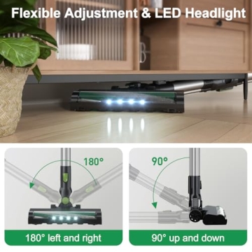 Lightweight Cordless Vacuum Cleaner | PrettyCare W400