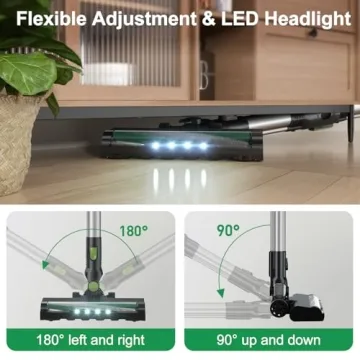 Lightweight Cordless Vacuum Cleaner | PrettyCare W400