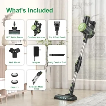 Lightweight Cordless Vacuum Cleaner | PrettyCare W400