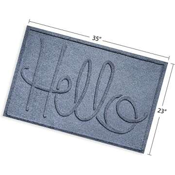 Bungalow Waterhog Mat - Durable, Eco-Friendly Design