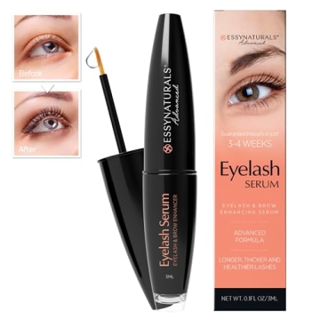 Essynaturals Eyelash Growth Serum for Stunning Lashes