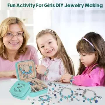 Creative Charm Bracelet Kit for Girls Age 5-12