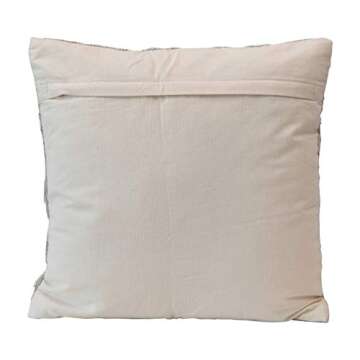 Creative Co-Op Cotton & Jute Pillow for Stylish Comfort