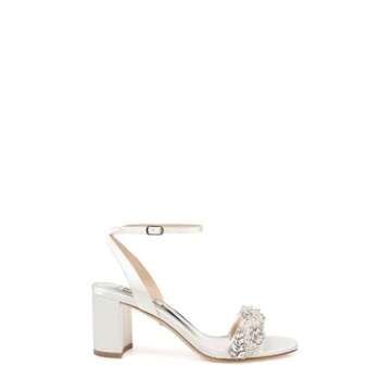 Badgley Mischka Clara Heeled Sandals in Blue Radiance