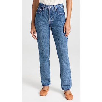 Levi's Women's Premium 501 Original Fit Jeans - High Rise Comfort