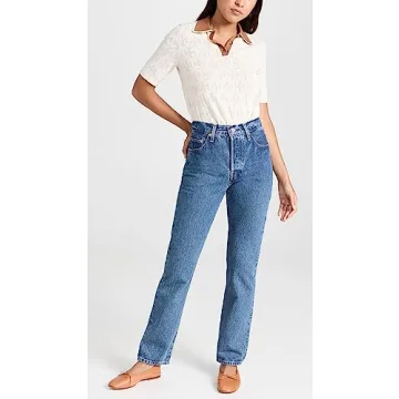 Levi's Women's Premium 501 Original Fit Jeans - High Rise Comfort