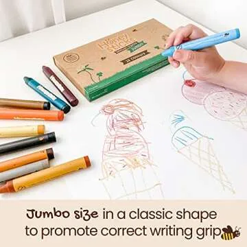 Honeysticks Beeswax Crayons - Non Toxic, Eco Friendly