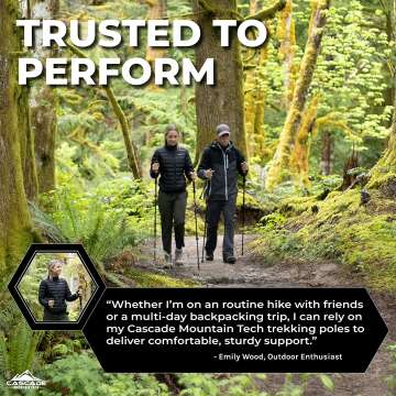 Lightweight Carbon Fiber Trekking Poles for Hiking