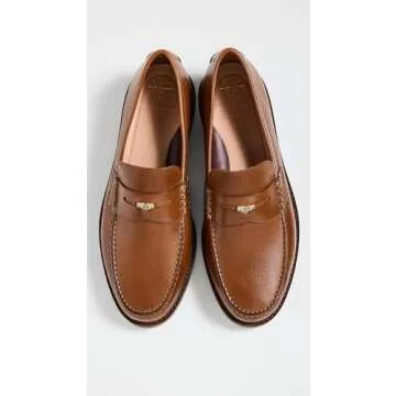 Cole Haan Men's American Classics Penny Loafer, British Tan, 13