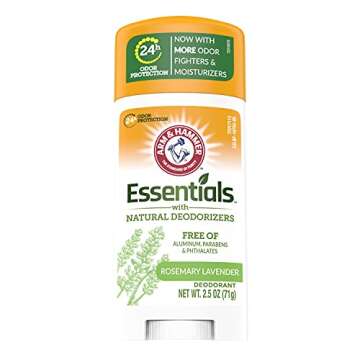 Arm & Hammer Essentials Deodorant Rosemary Lavender 2.5oz Pack of 3