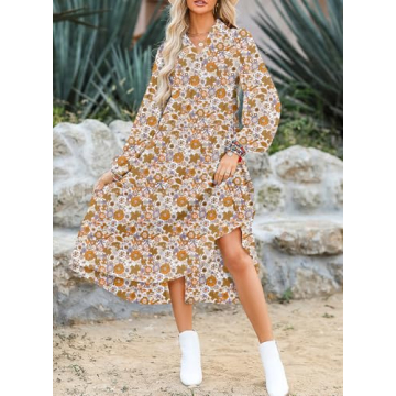 Elegant Plus Size V Neck Midi Dress for Spring Events