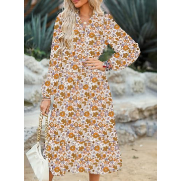 Elegant Plus Size V Neck Midi Dress for Spring Events