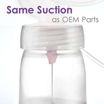 Maymom Duckbill Valves Compatible with Spectra Synergy Gold Spectra S1 Spectra S2 Spectra 9 Plus, Dew 350, Not Original Spectra Pump Parts Spectra S2 Accessories Replace Spectra Valve (Pink, 5ct)