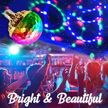 Colorful Rotating Magic Ball Light for Parties